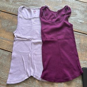 Two trufit ribbed tanks!